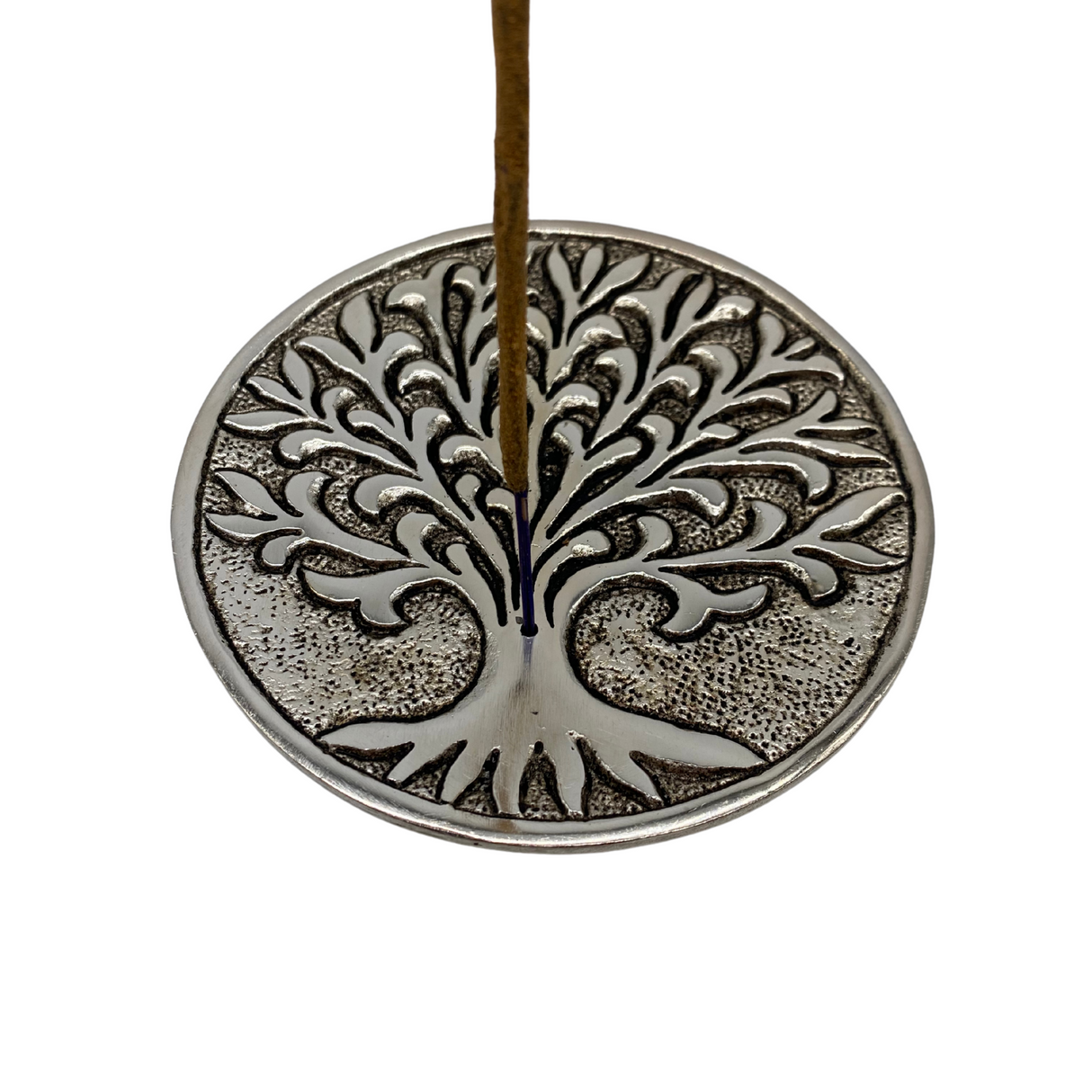 Räucherstäbchenhalter Weltenbaum aus Messing