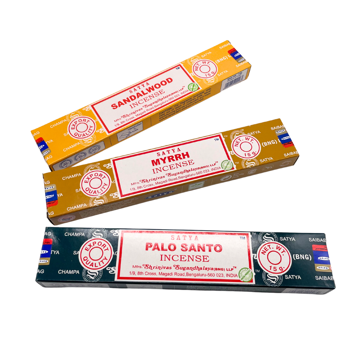 3x Satya Räucherstäbchen Set Spirituelle Tiefe – Verbindung, Schutz und Achtsamkeit