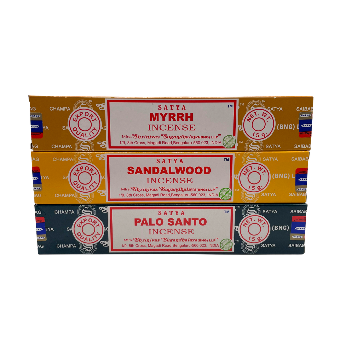 3x Satya Räucherstäbchen Set Spirituelle Tiefe – Verbindung, Schutz und Achtsamkeit