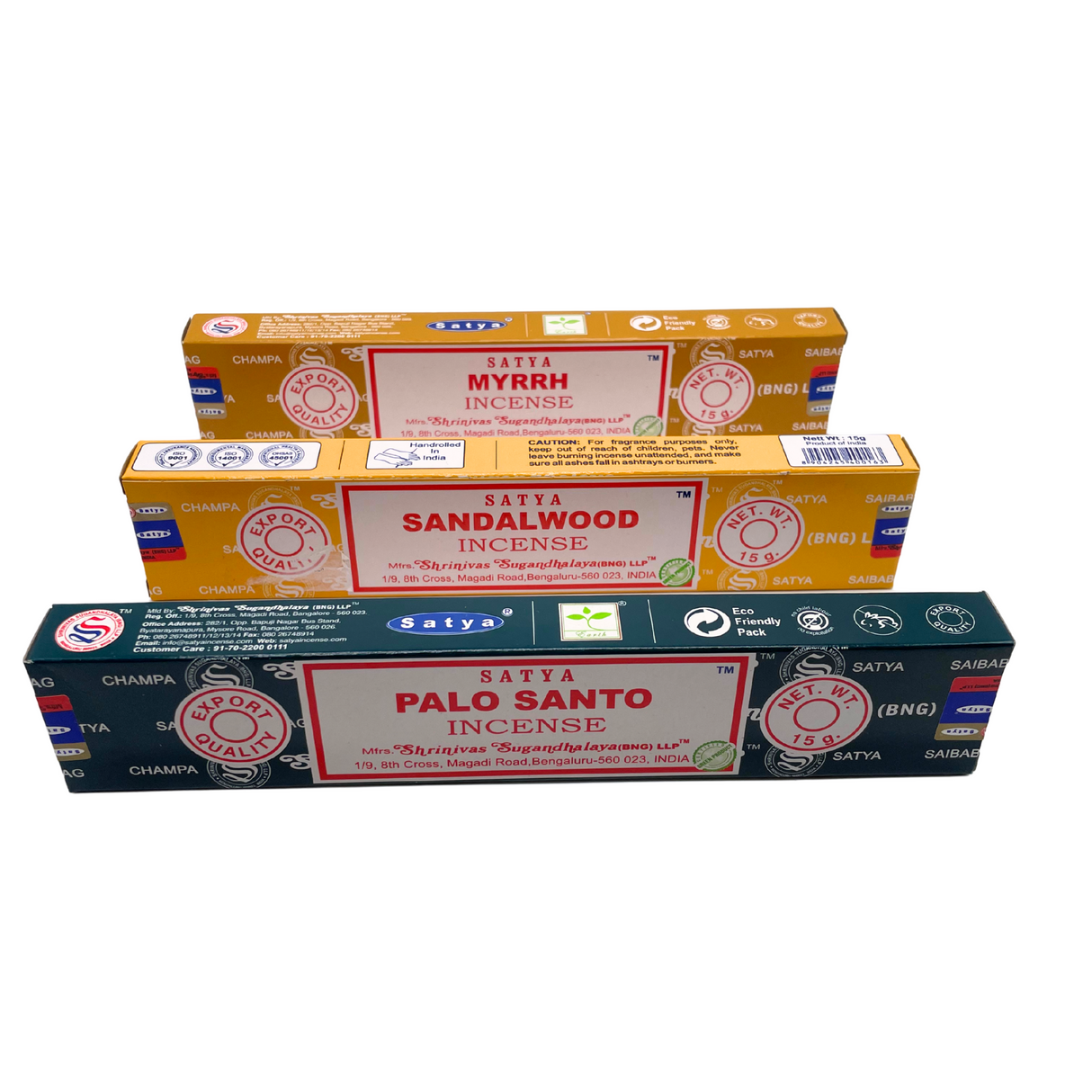 3x Satya Räucherstäbchen Set Spirituelle Tiefe – Verbindung, Schutz und Achtsamkeit