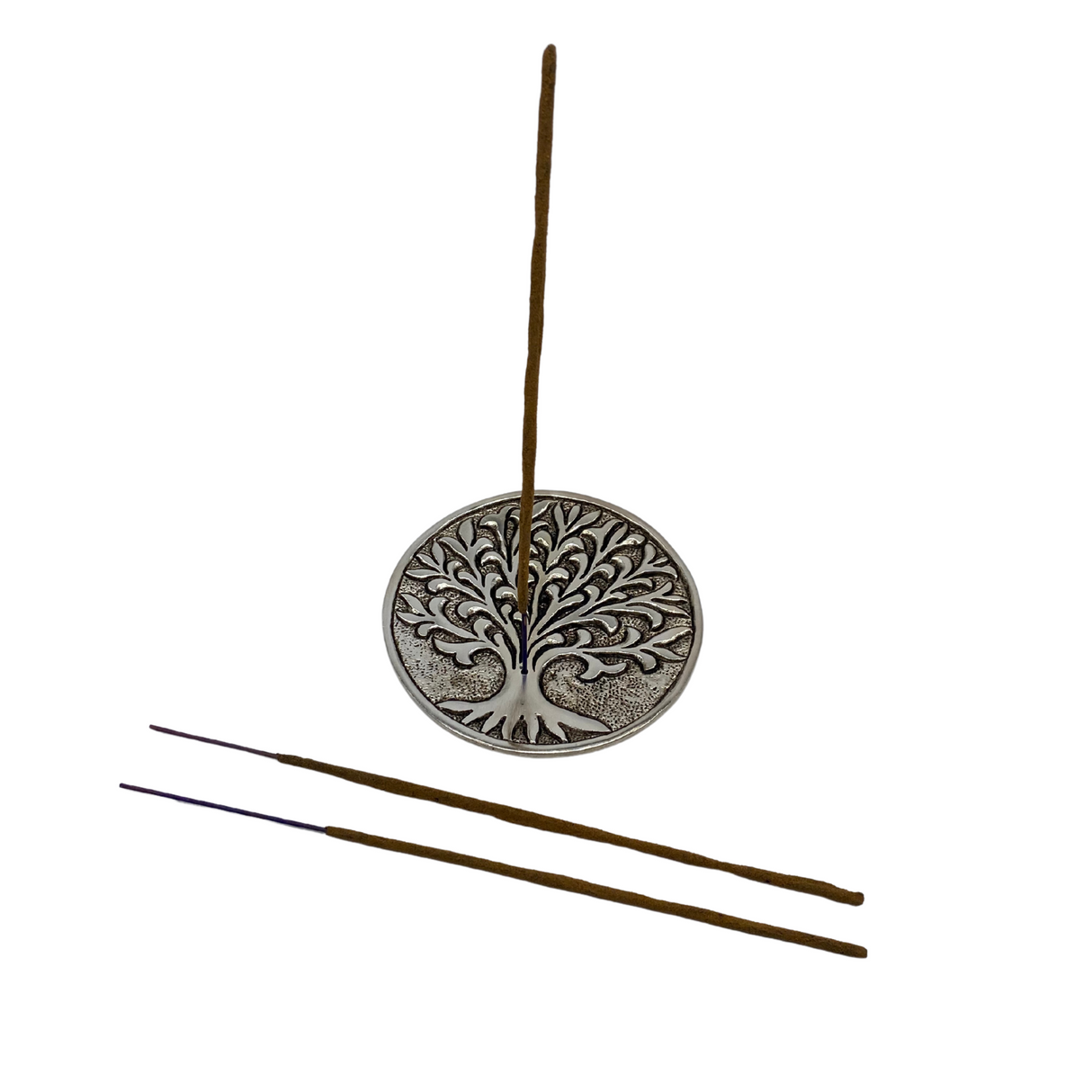 Räucherstäbchenhalter Weltenbaum aus Messing