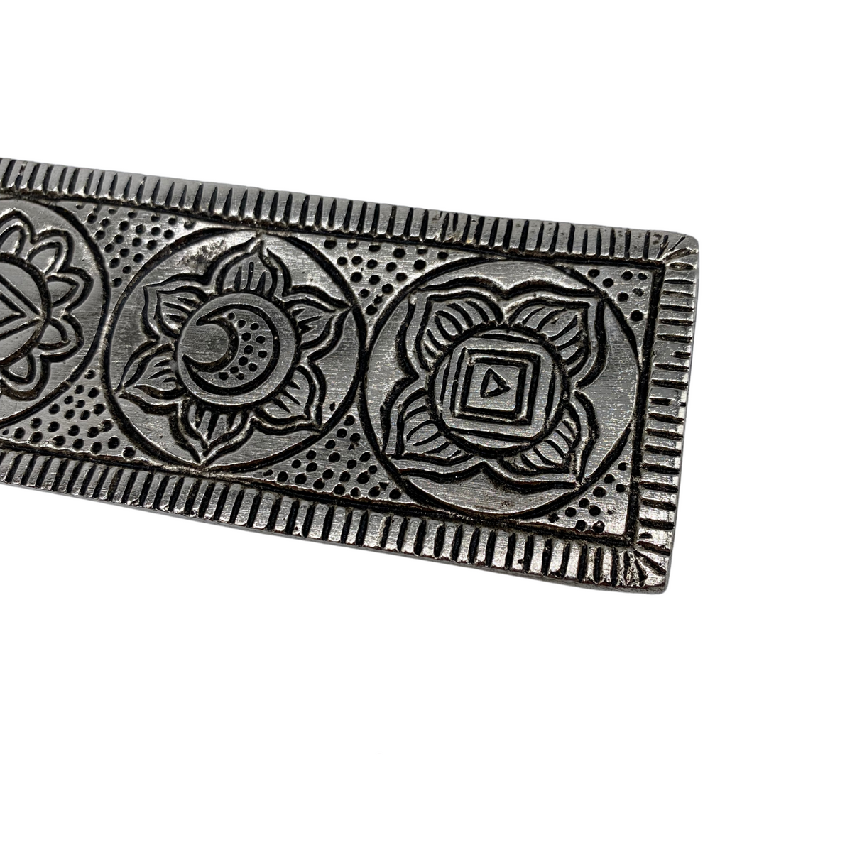 Räucherstäbchenhalter 7 Chakren aus Messing