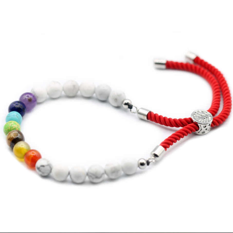 Chakra Armband 925er Silber