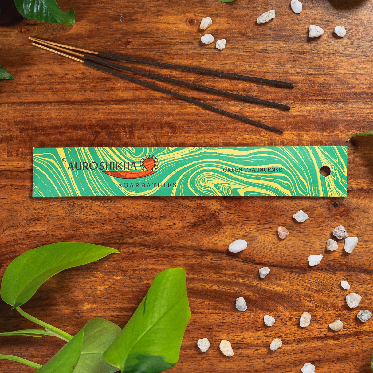 Auroshikha Räucherstäbchen – Green Tea