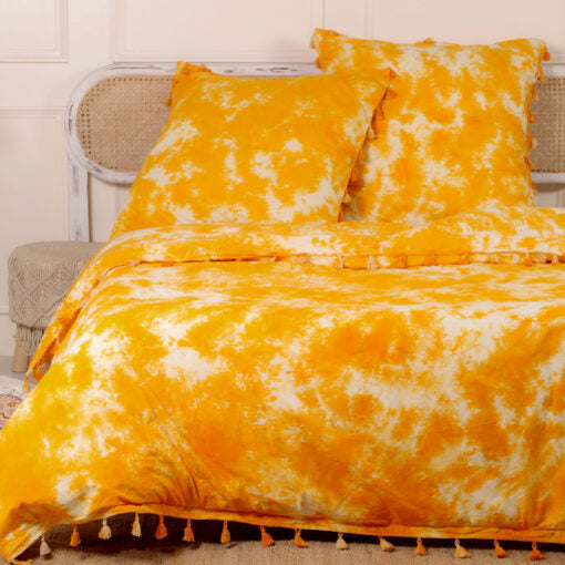 Bettwäsche Batik Orange