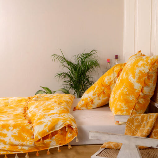 Bettwäsche Batik Orange