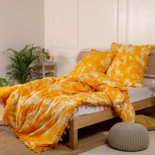 Bettwäsche Batik Orange