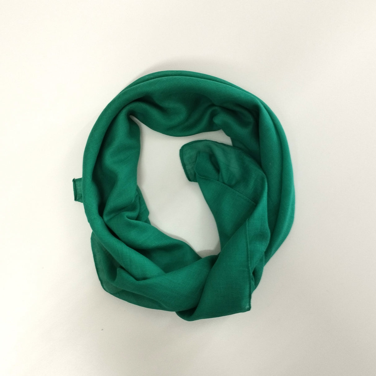 Halstuch Baumwolle Dunkelgrün 100x100 cm