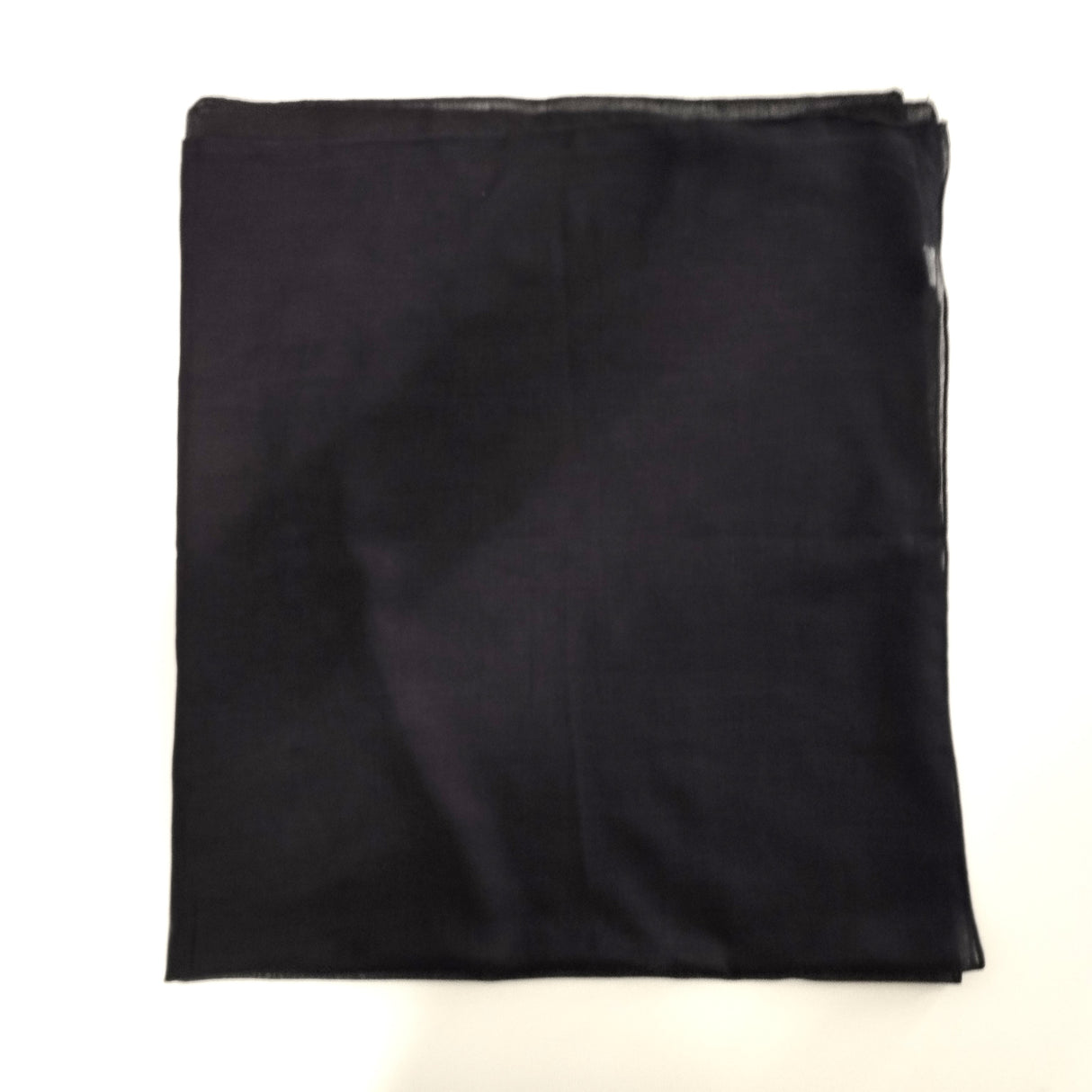 Halstuch Baumwolle Schwarz 100 x 100 cm