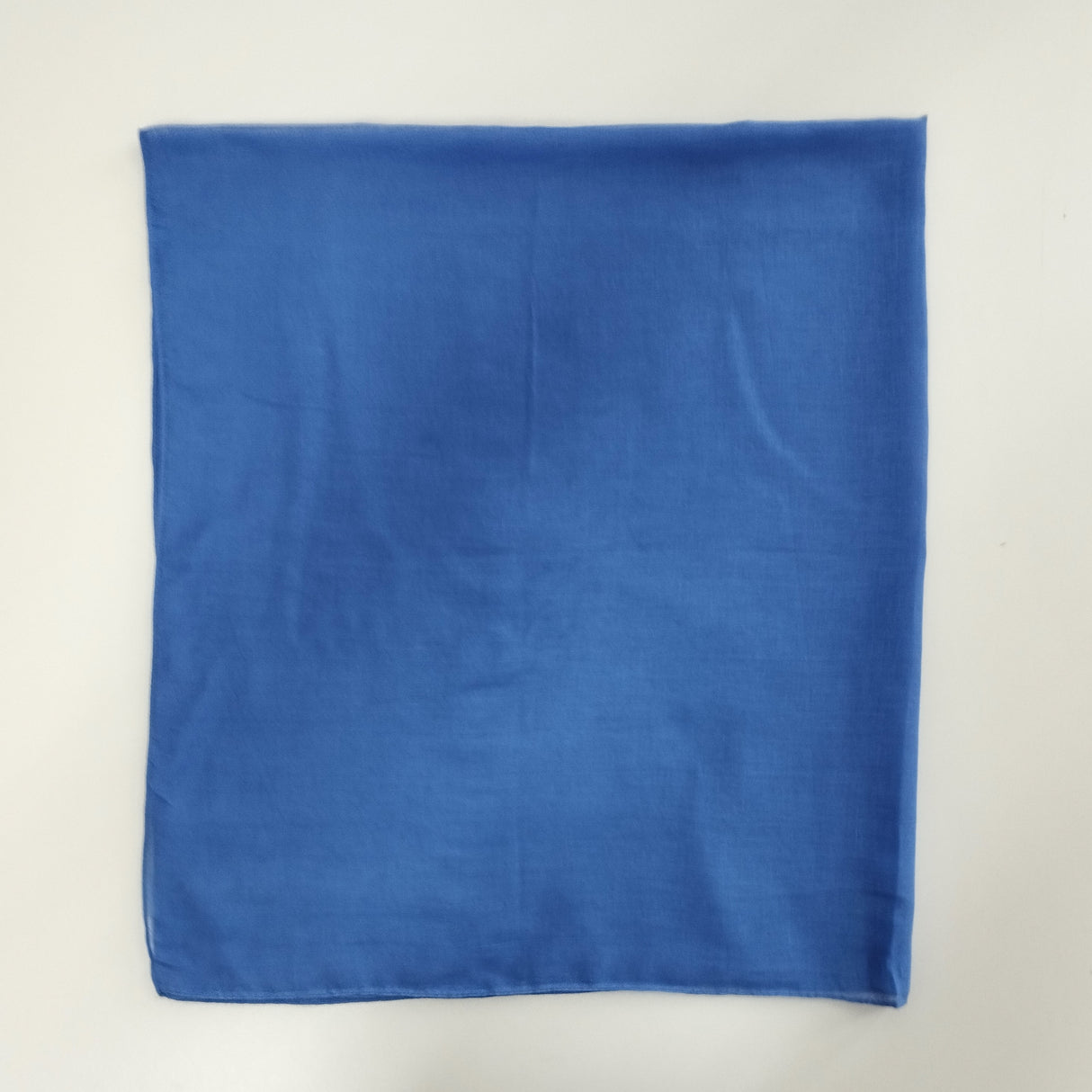 Halstuch Baumwolle Ultramarinblau 100x100 cm