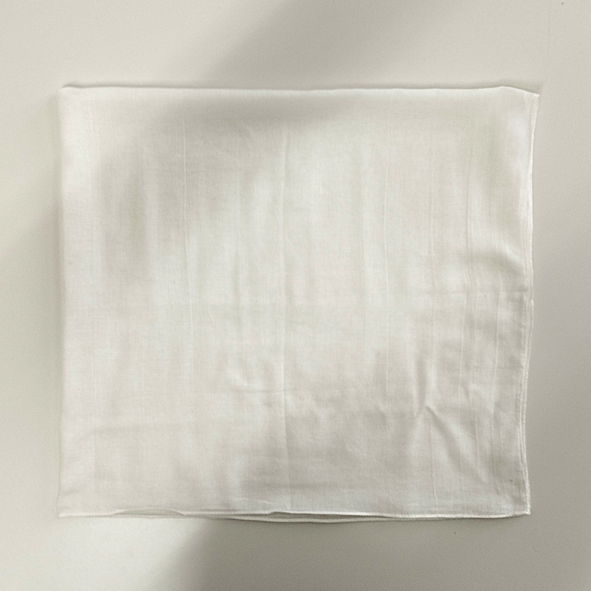 Halstuch Baumwolle Weiß 100x100 cm