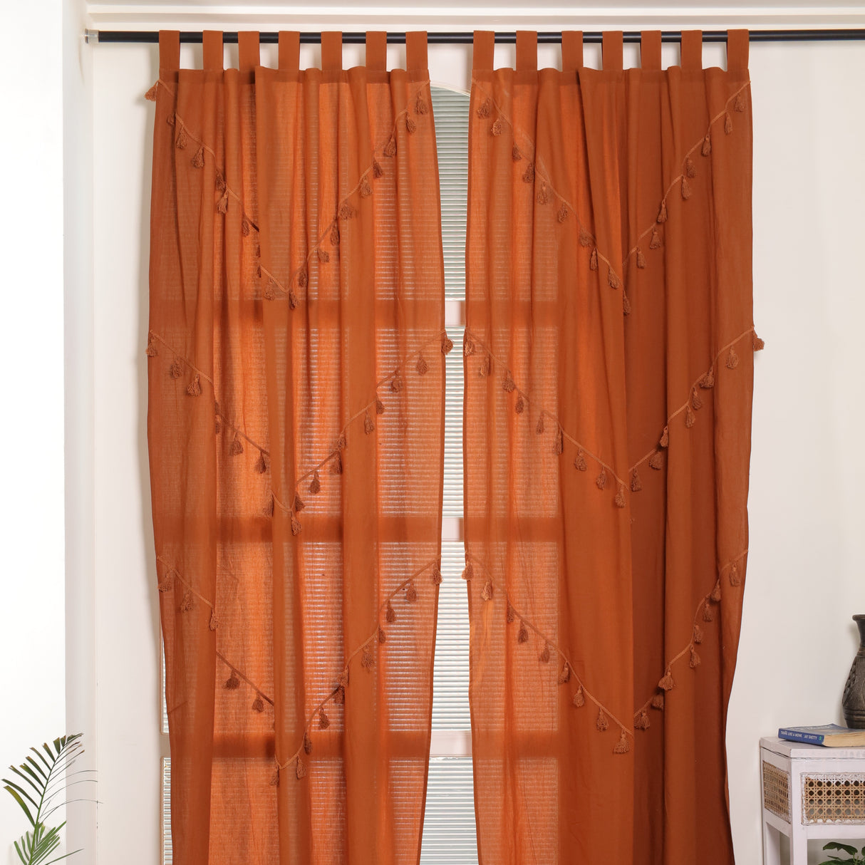 1/2 Boho- Vorhang Akazie