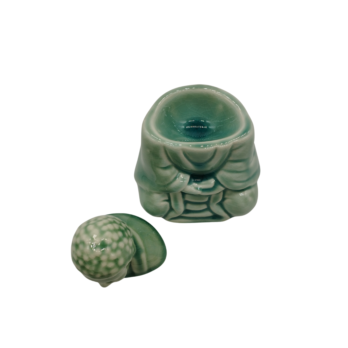 Duftlampe für Öl - Buddha aus Keramik | Teelicht Duftöl Lampe