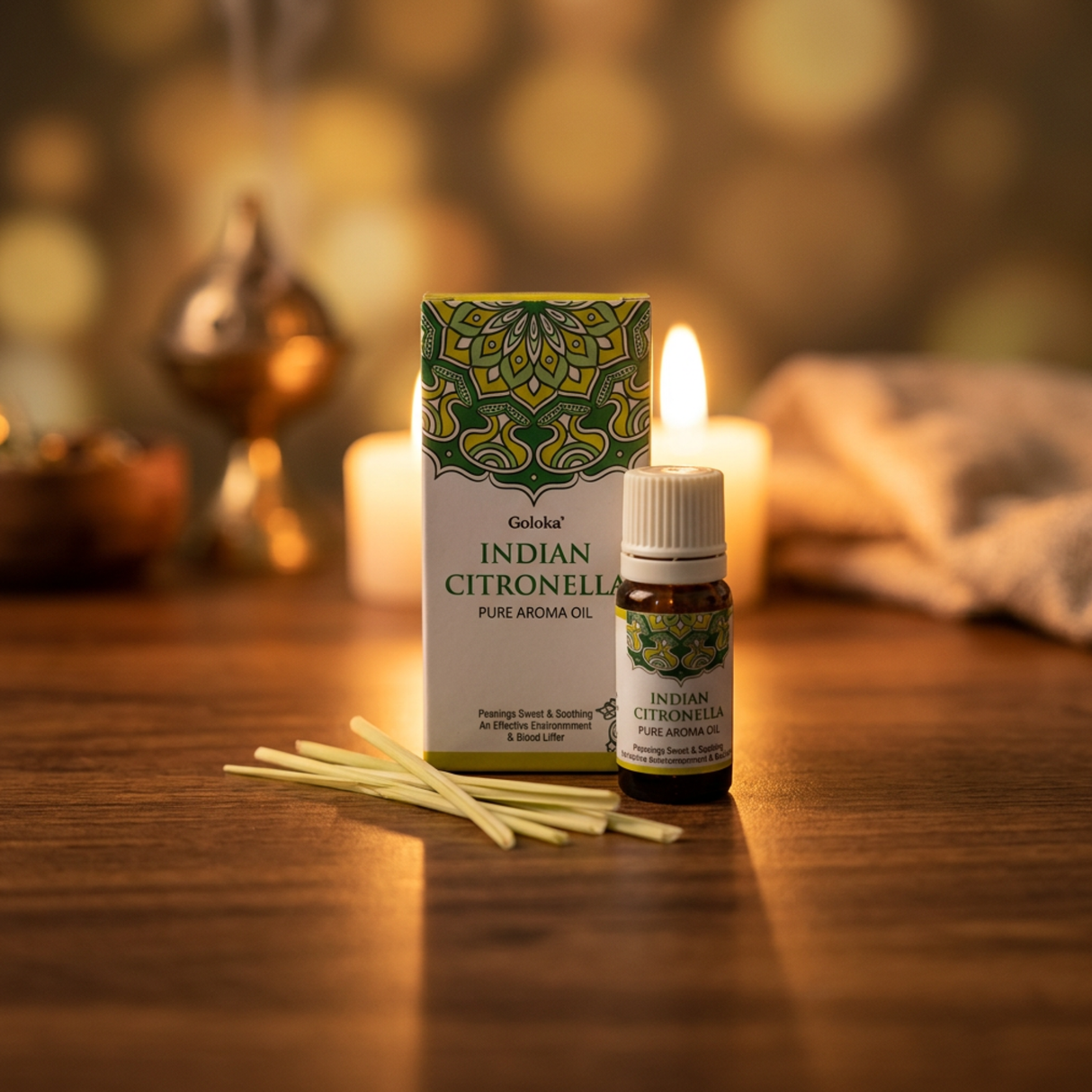 Citronella Duftöl von Goloka: Frischekick & NatĂŒrlicher Insektenschutz