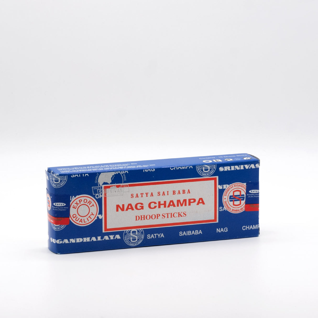 Dhoop Sticks Satya Sai Baba Nag Champa 10 Stück dicke Räcuherstäbchen ohne Holzkern