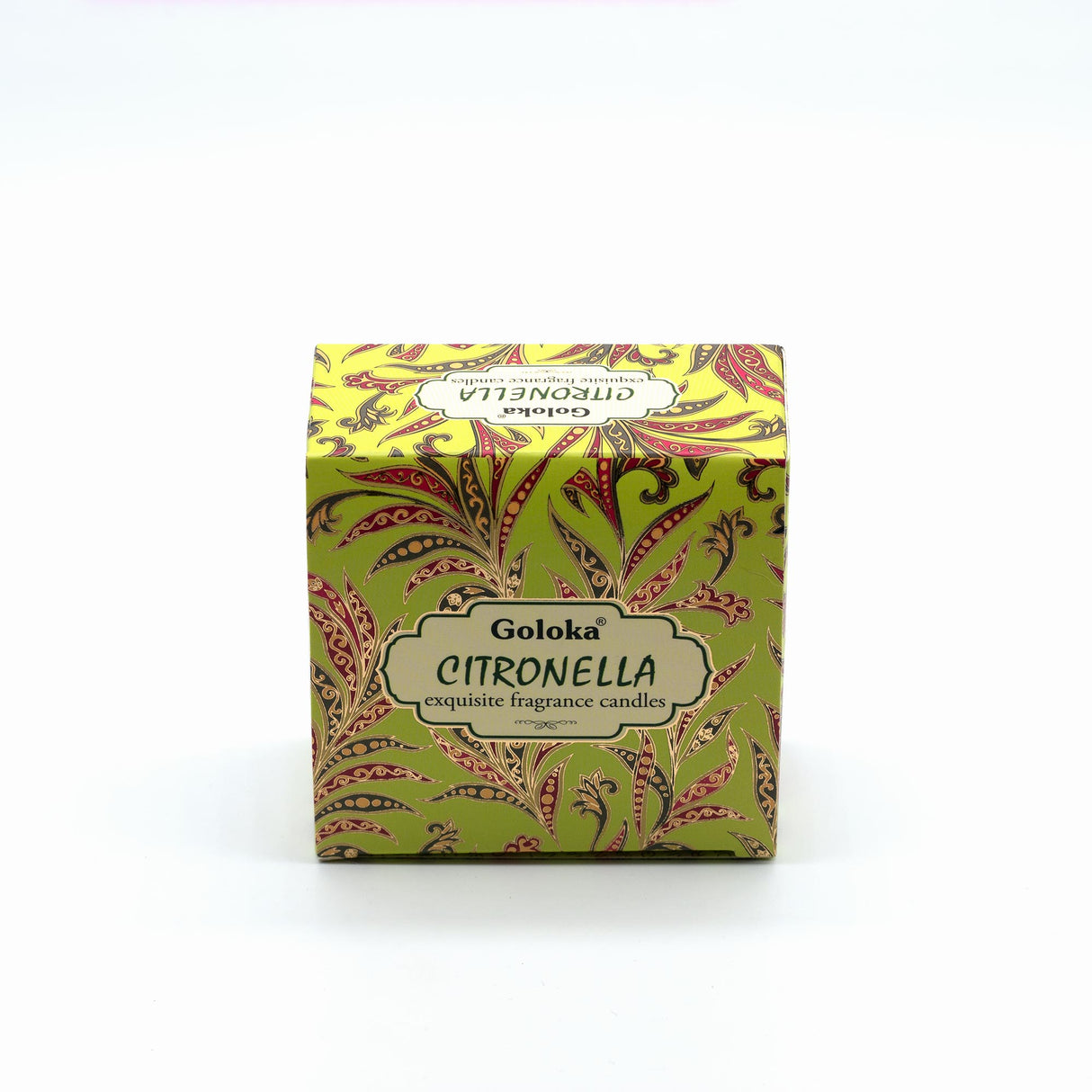 Duftkerze Citronella von Goloka aus Sojawachs Vegan fair gehandelt Karmandala