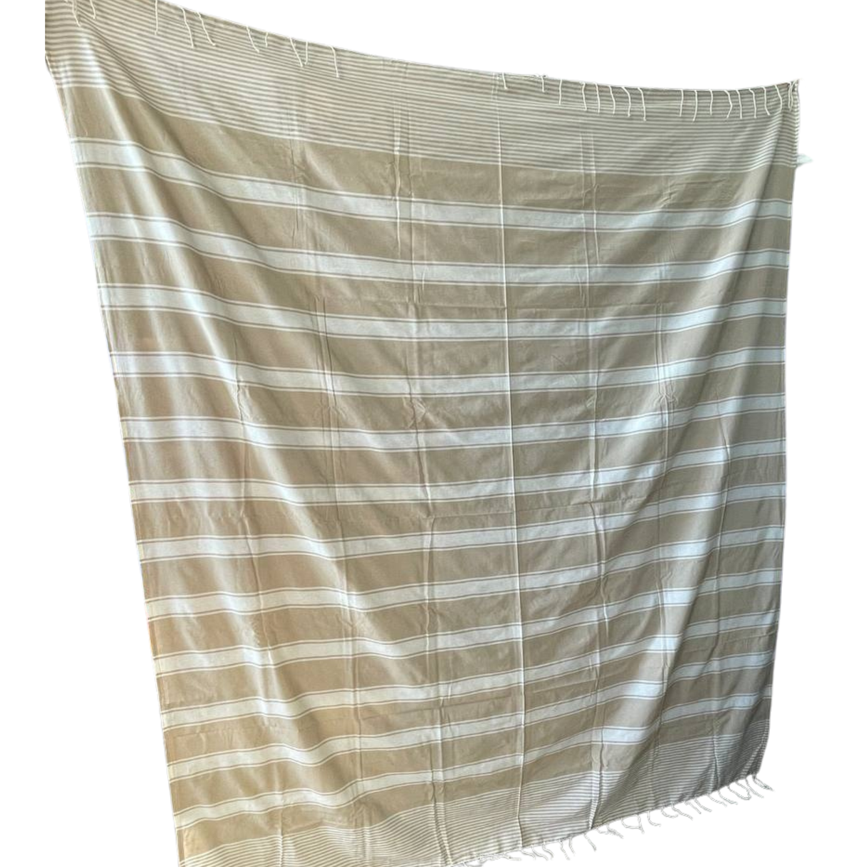 Einzelstück Tagesdecke Streifen 220x240 cm