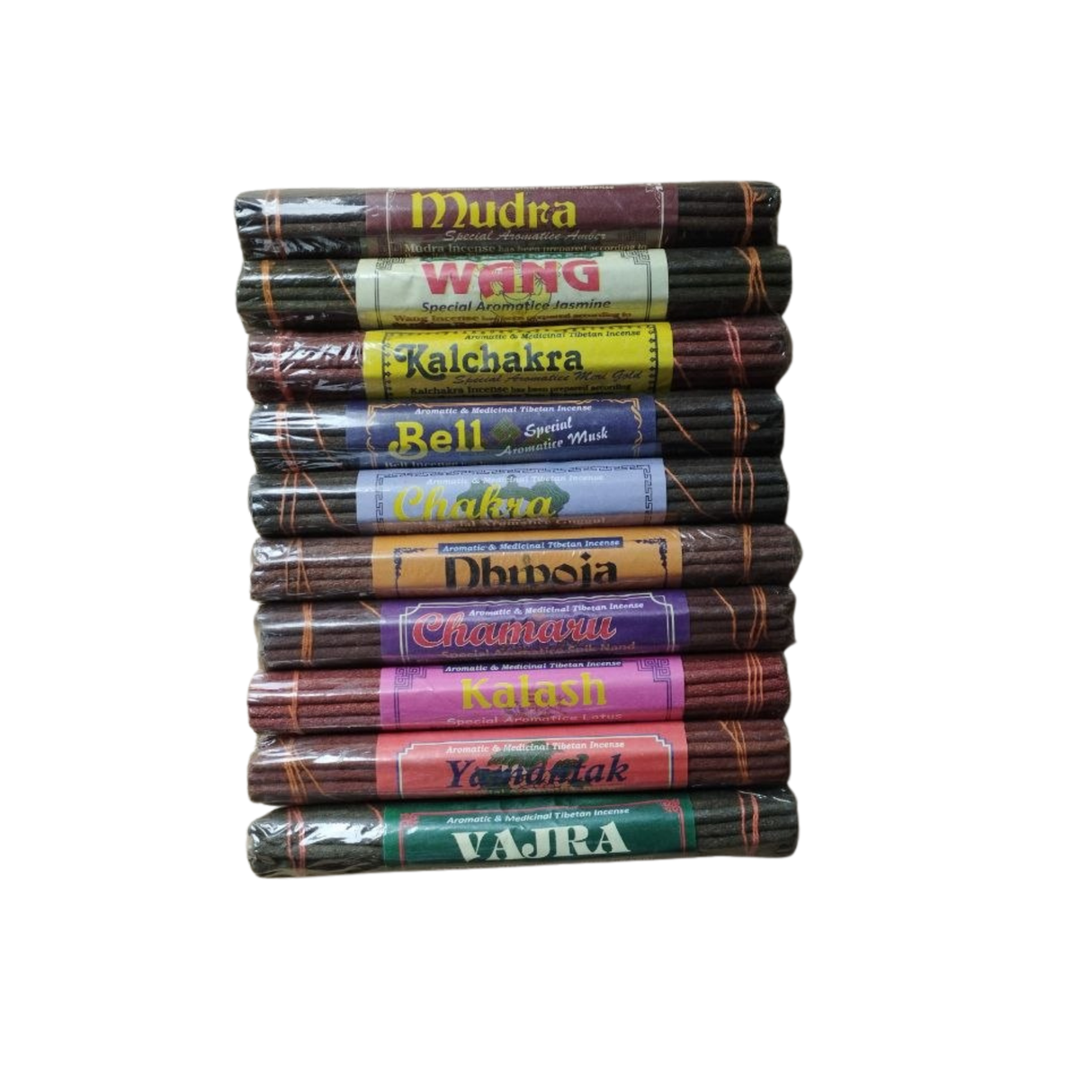 Einzelstück Tibetisches Räucherset Chandra Devi Incense 10 Stück