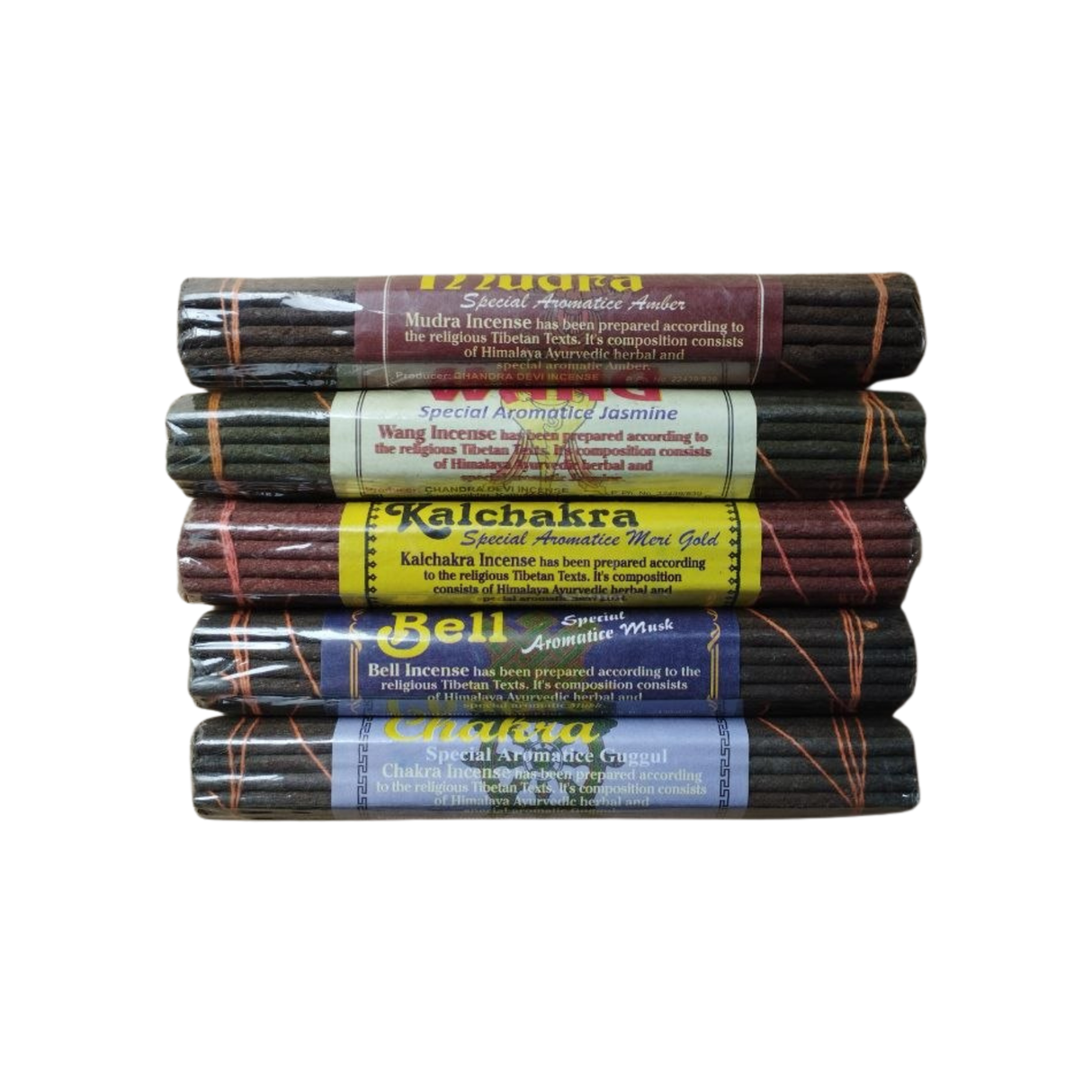 Einzelstück Tibetisches Räucherset Chandra Devi Incense 10 Stück