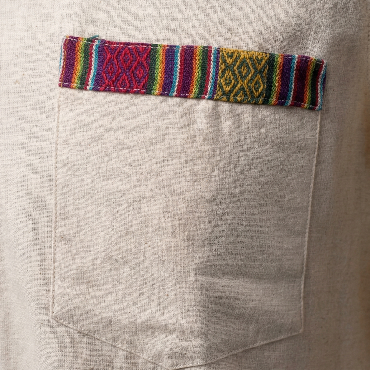 Fischerhemd Weiß
Boho Hemd
100% Baumwolle
Unisex