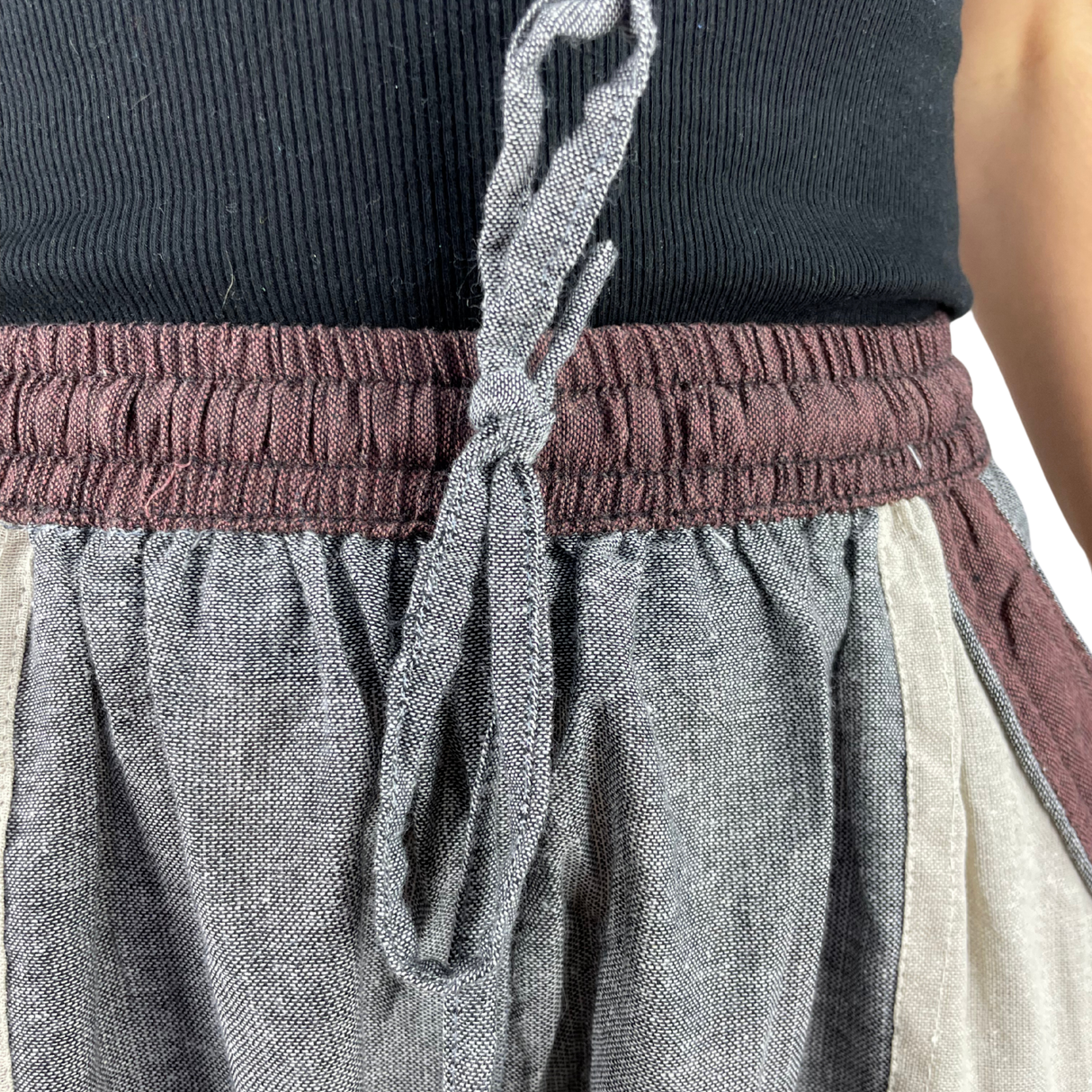 Goa Hose Grau mit Spiralen