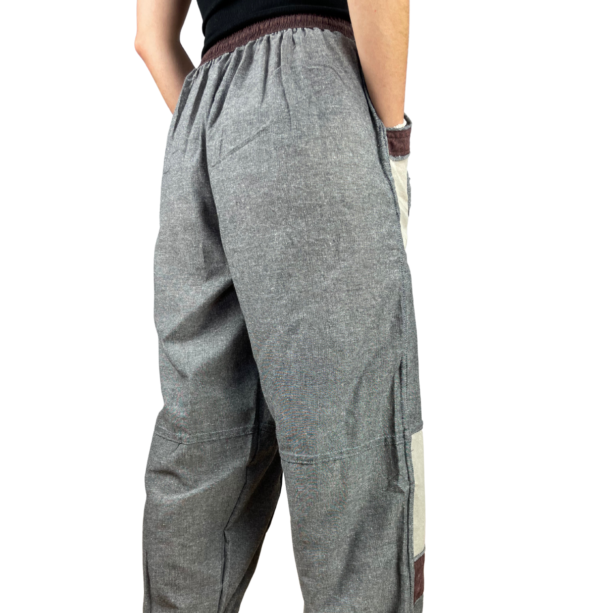 Goa Hose Grau mit Spiralen