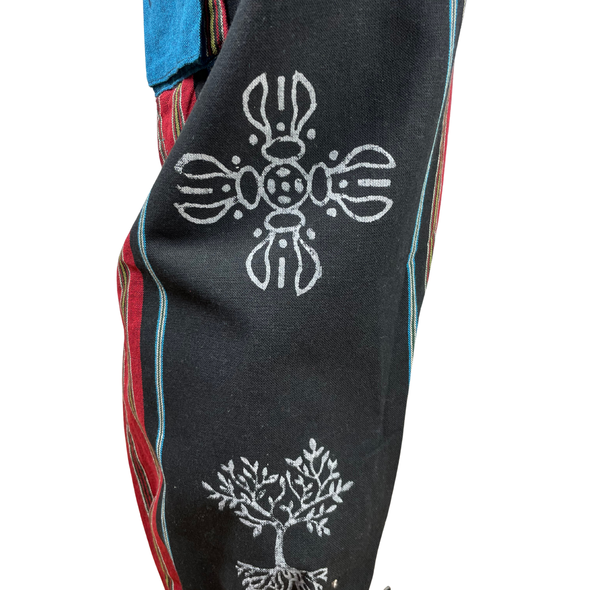 Goa Hose Schwarz Bunt