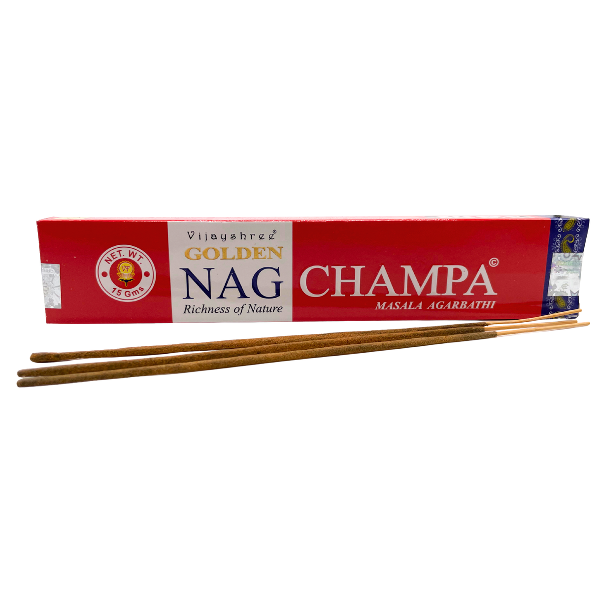 Golden Nag Champa Räucherstäbchen | 16g