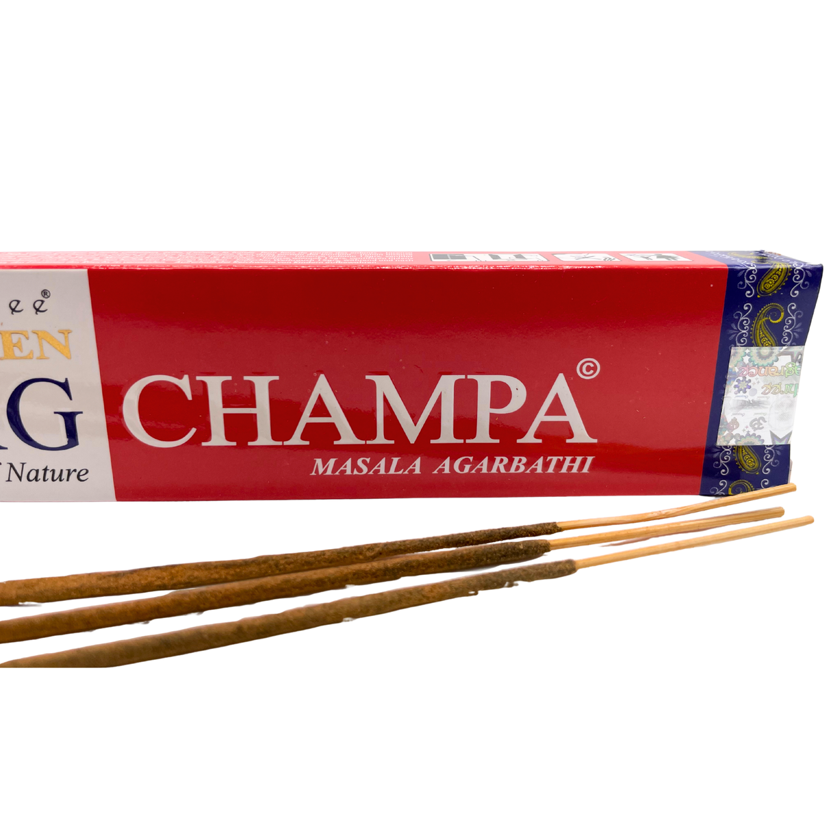 Golden Nag Champa Räucherstäbchen | 16g