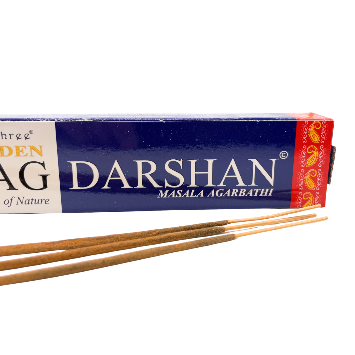 Golden Nag Darshan Räucherstäbchen | 16g