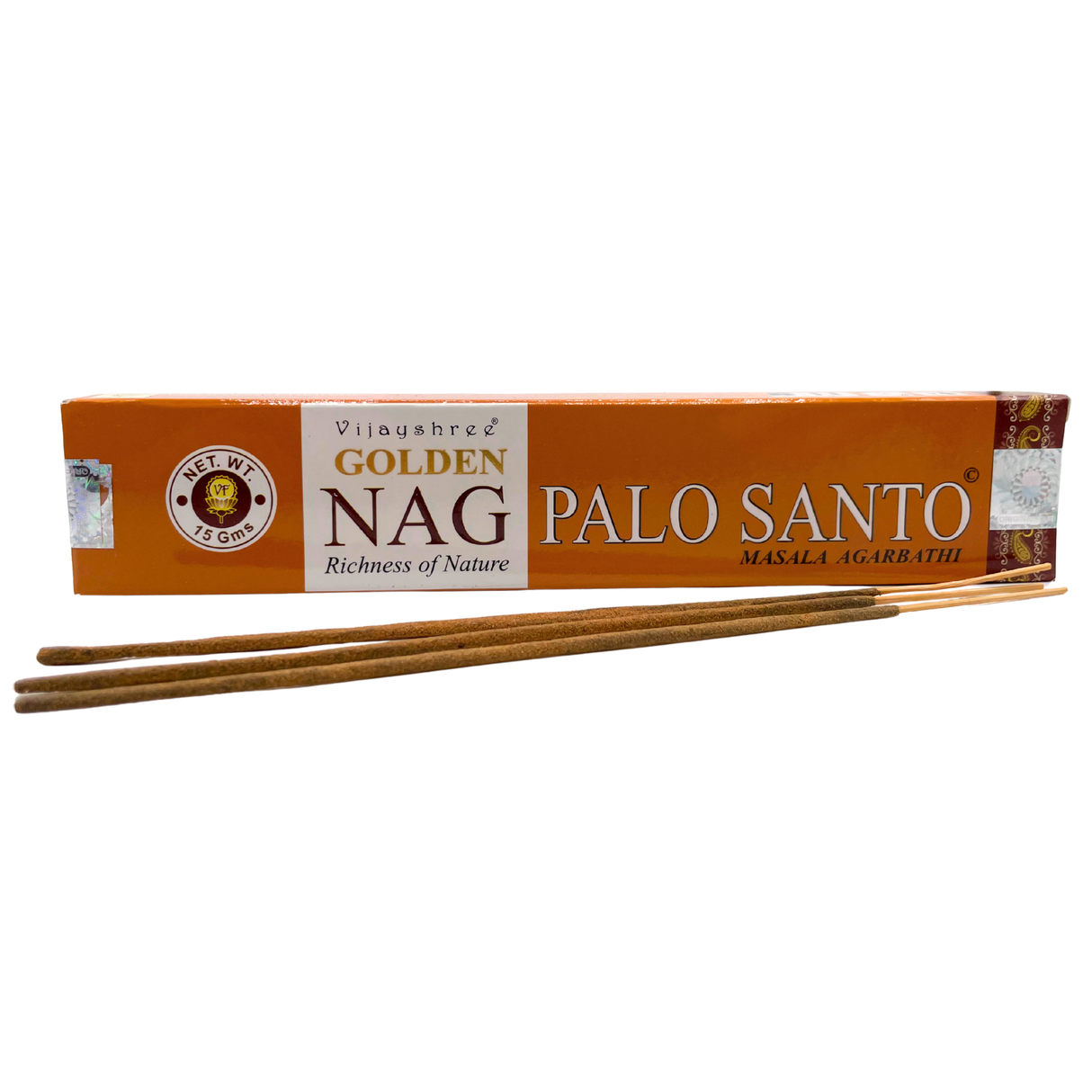 Golden Nag Palo Santo Räucherstäbchen | 16g