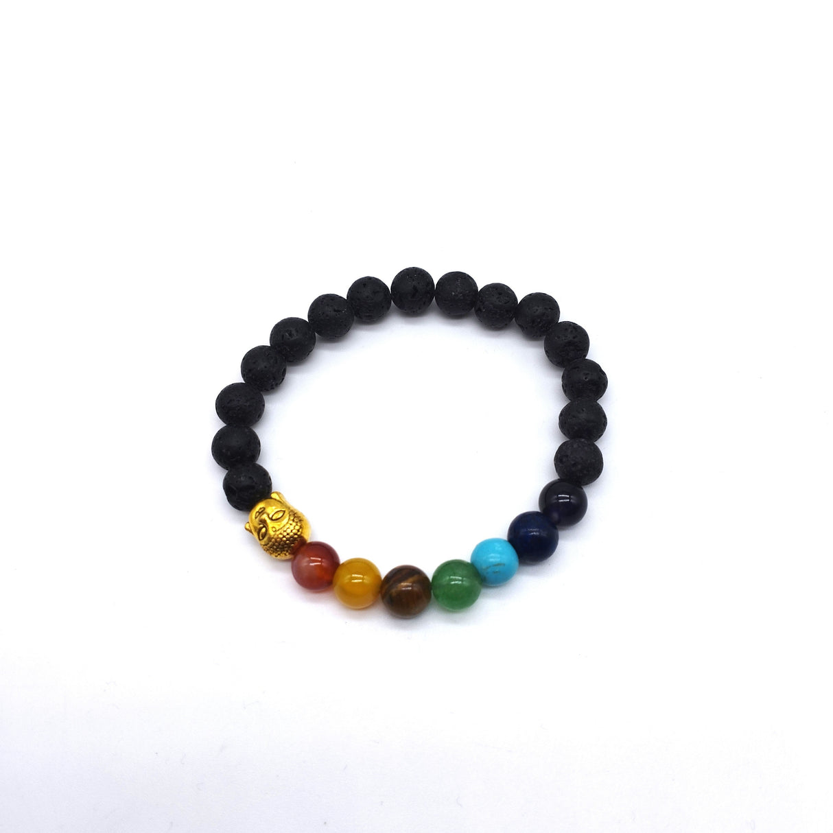 7-Chakren-Armband Lava