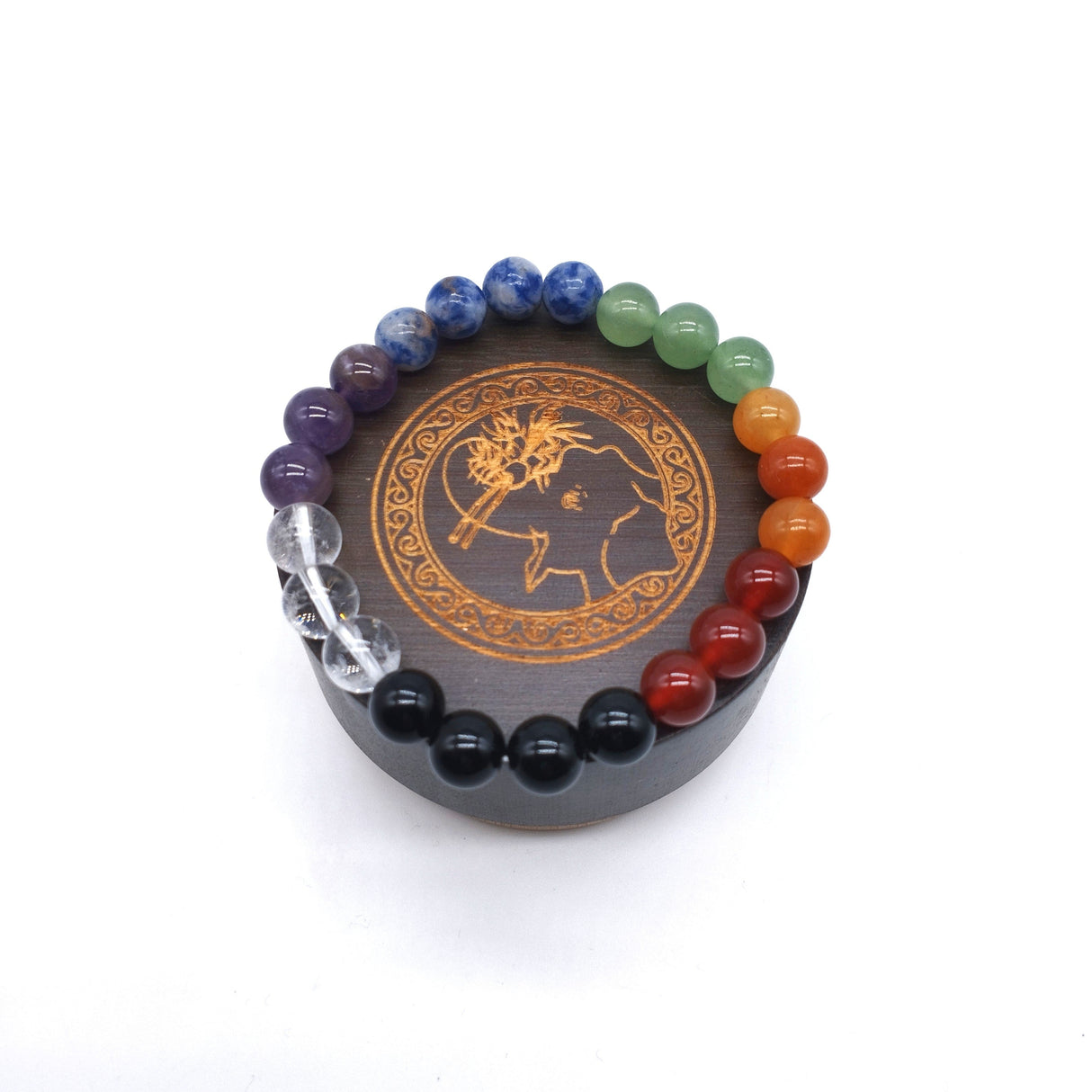 7-Chakren-Armband Edelsteine