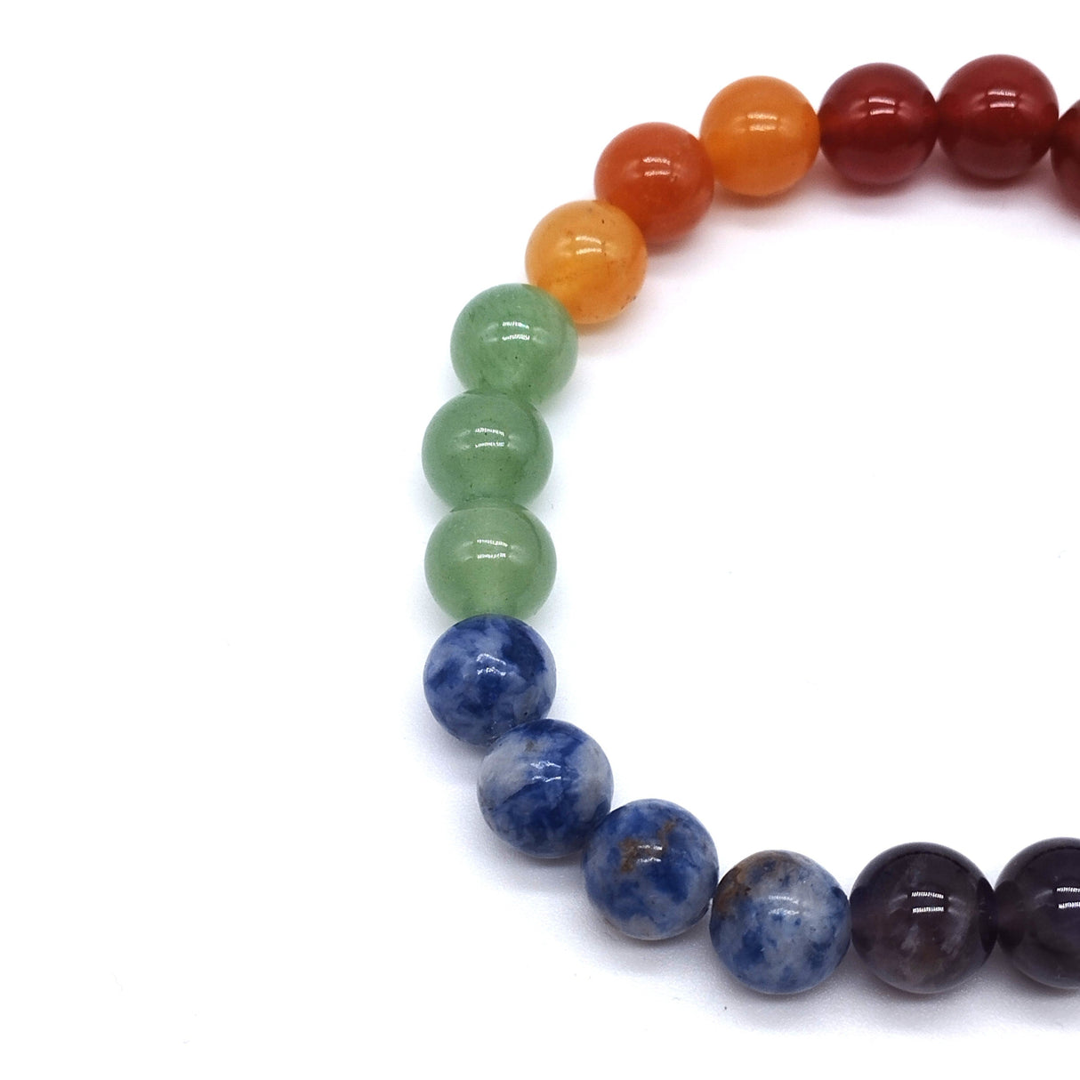 7-Chakren-Armband Edelsteine