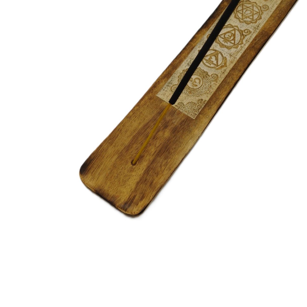 Restposten Räucherstäbchenhalter 7 Chakren aus Holz
