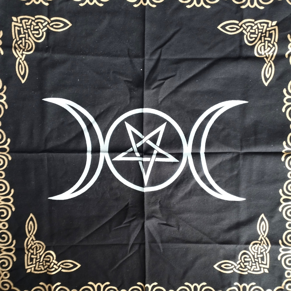 Altartuch in Silber & Gold 65x65 cm