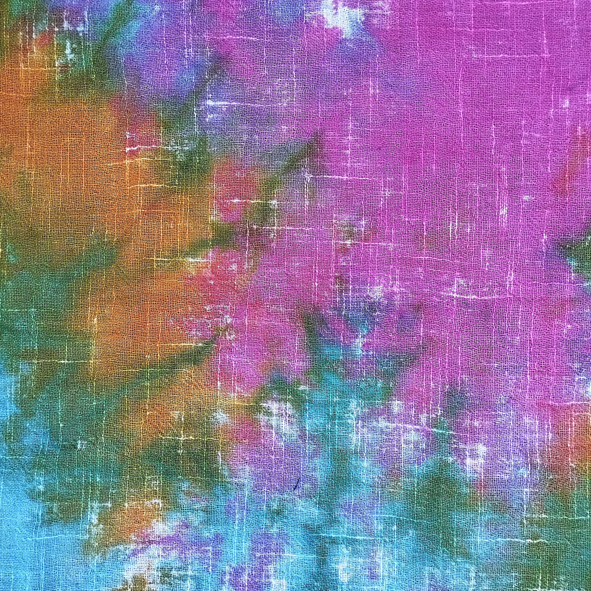 Restposten Buntes Batik Tuch