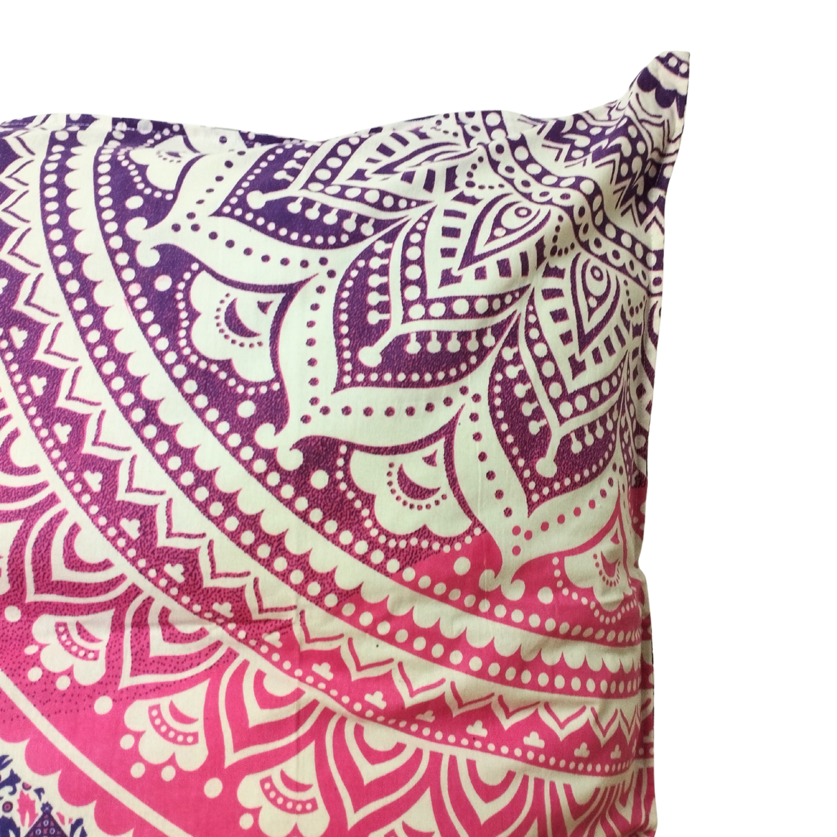 Kissenbezug Ombre Mandala Lila-Rosa 80x80 cm