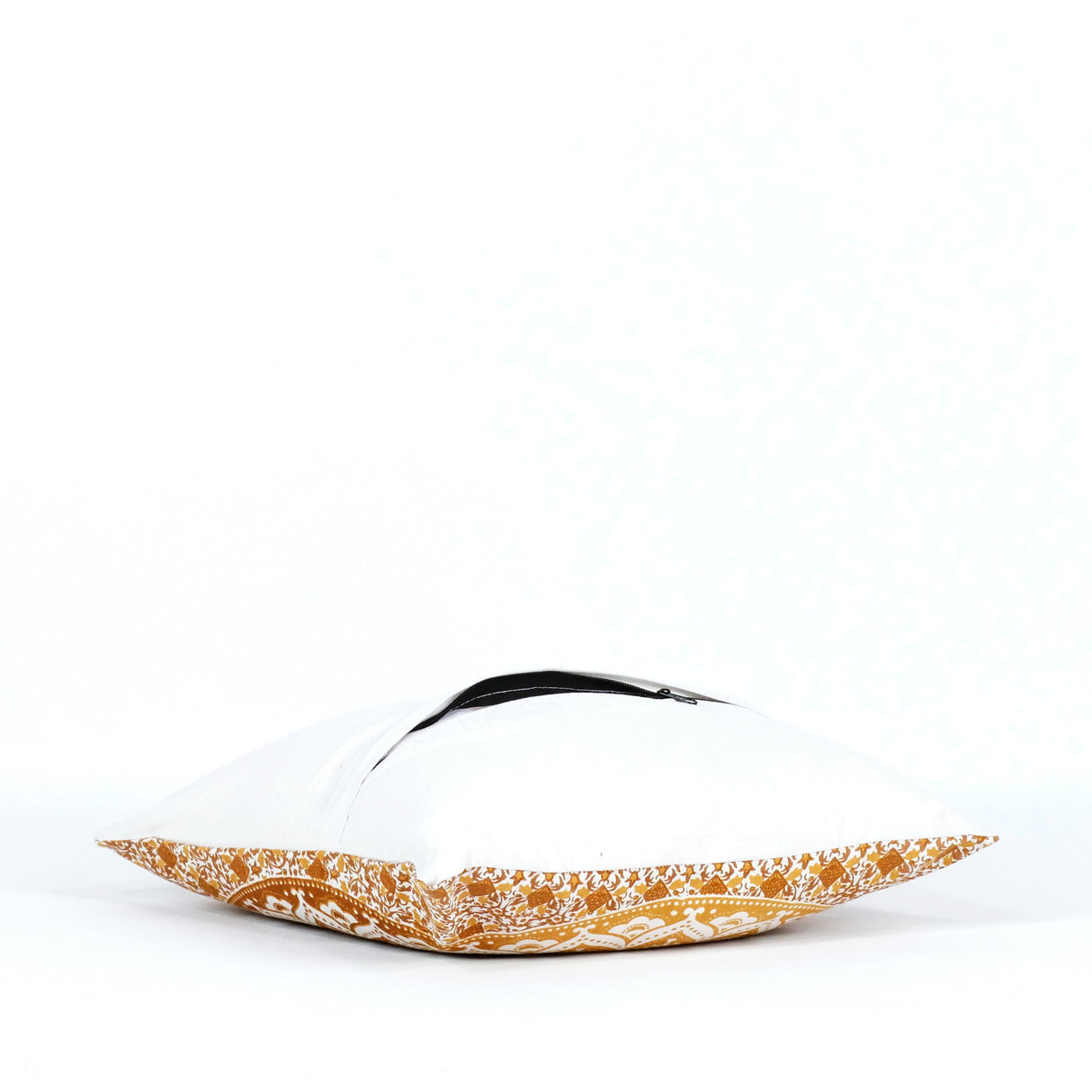 Mandala Kissen Ombre ocker braun 40x40 cm einzeln