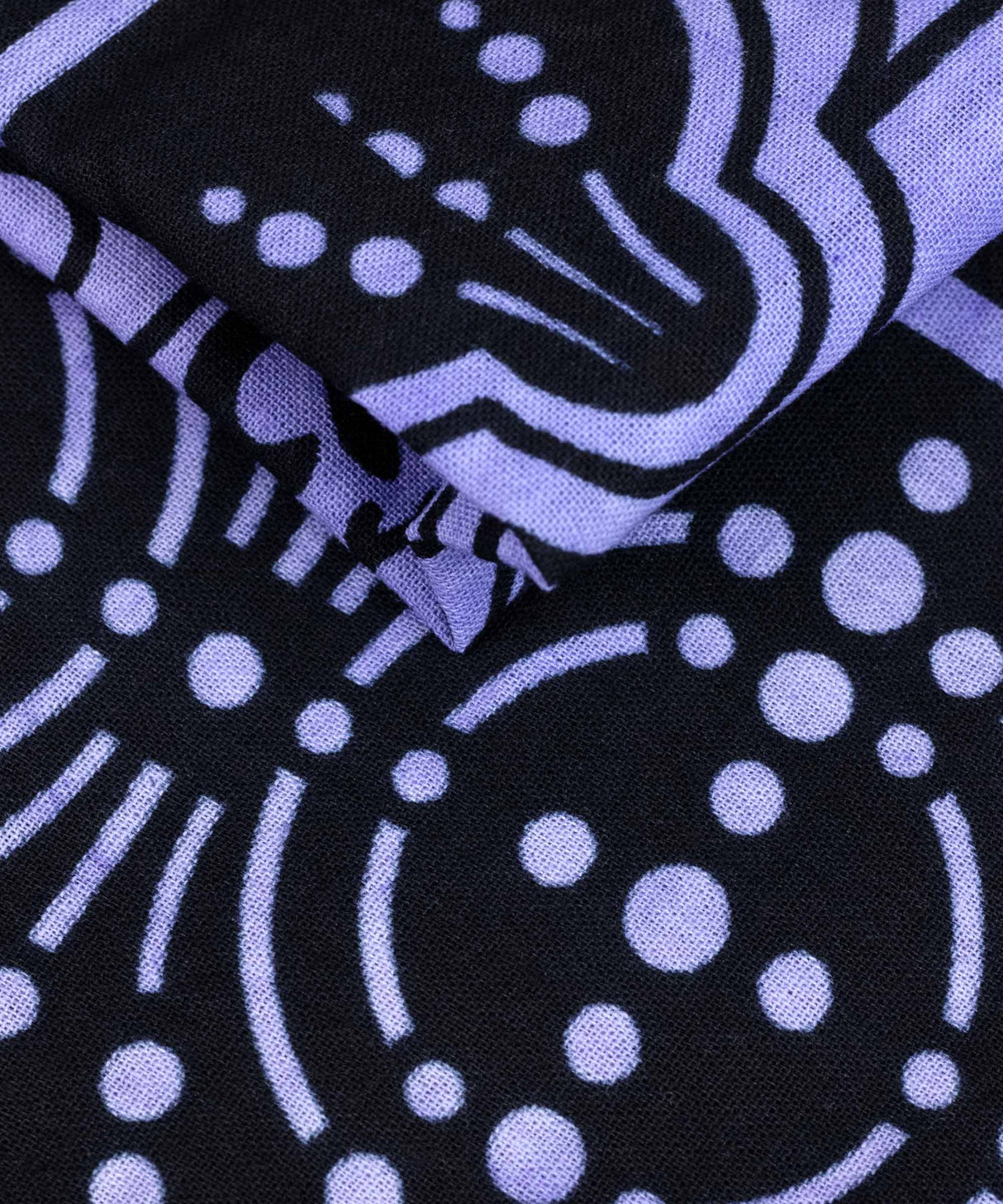 Om Wandtuch in lila, spiritueller Wandbehang aus Indien