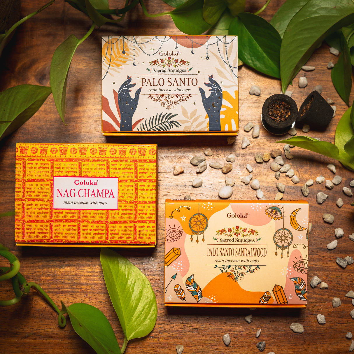 Räucher-Set aus würzigen Smudge-Cups von Goloka (4)