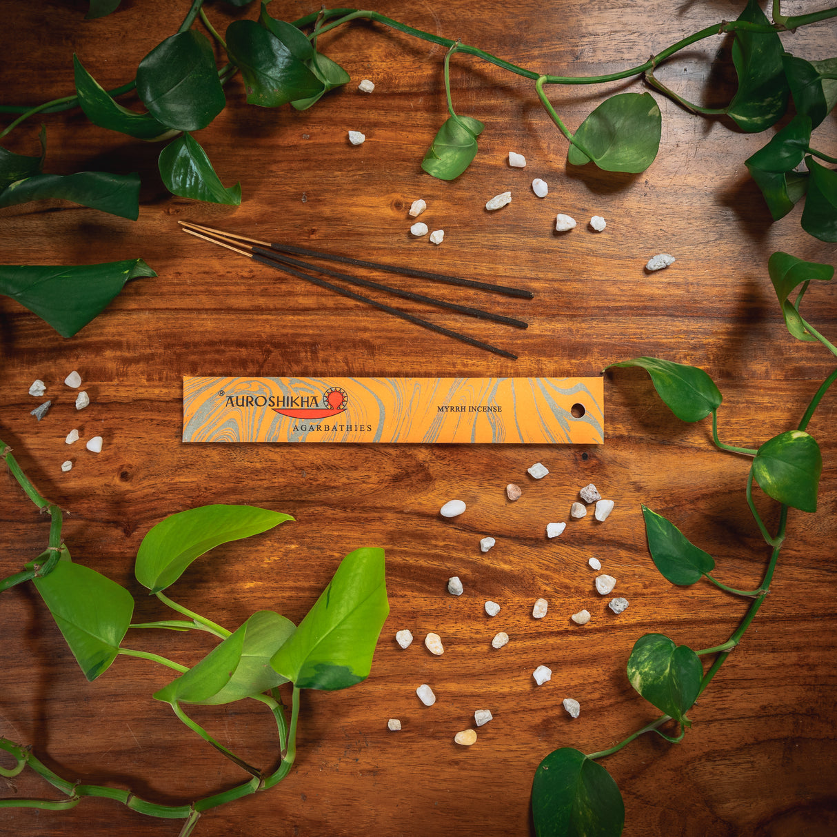 Räucherstäbchen Auroshikha Myrrhe