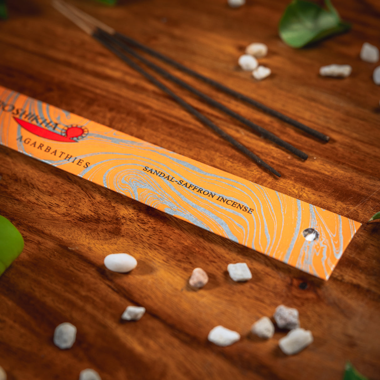 Räucherstäbchen Auroshikha Sandelholz-Safran