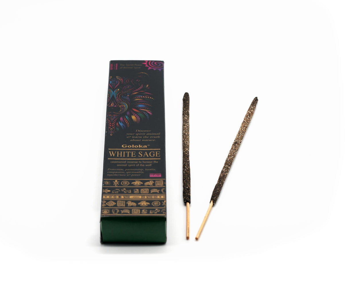 Smudge Räucherstäbchen Weißer Salbei Goloka | 8 St.