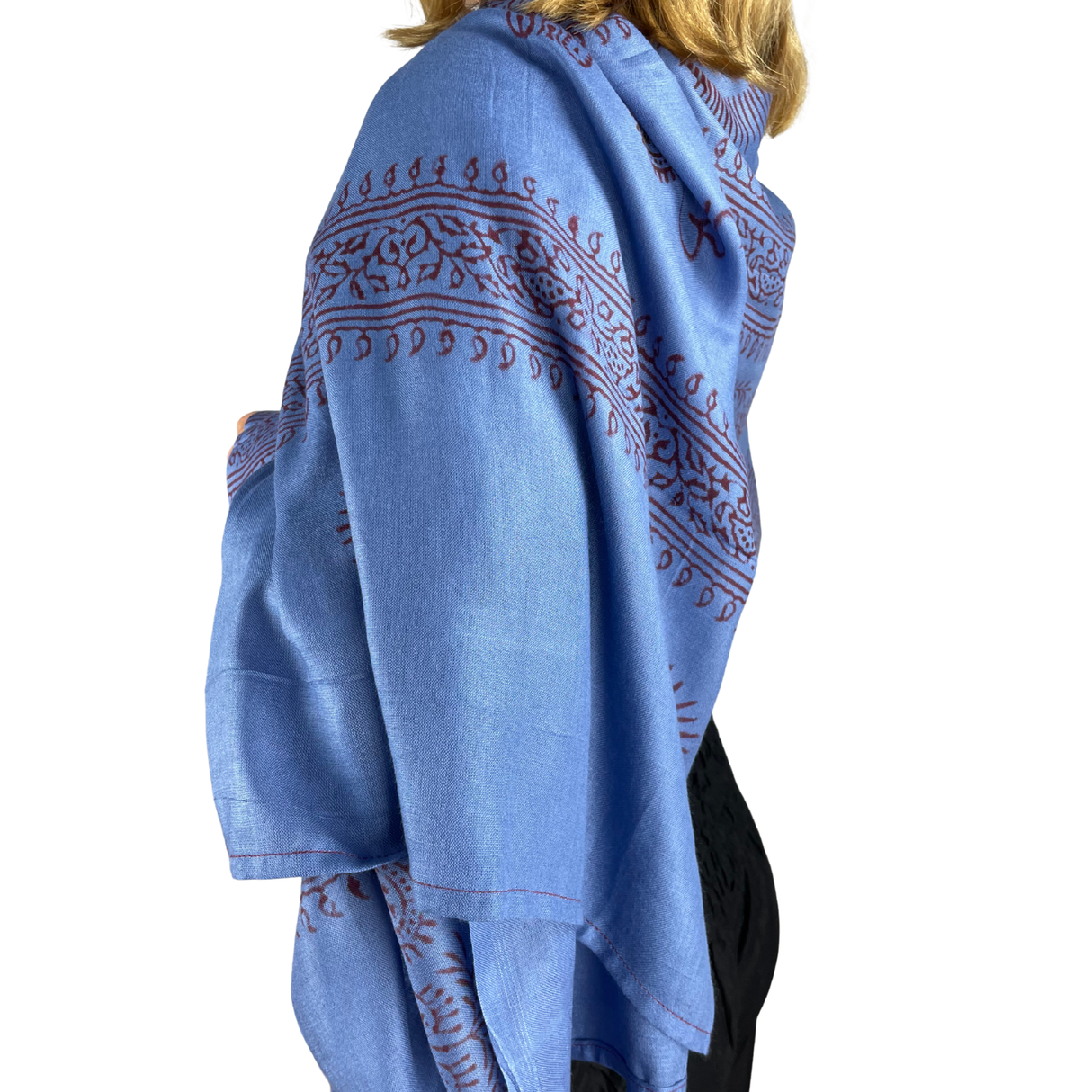 Ram Nami Tibetischer Glücksschal Blau