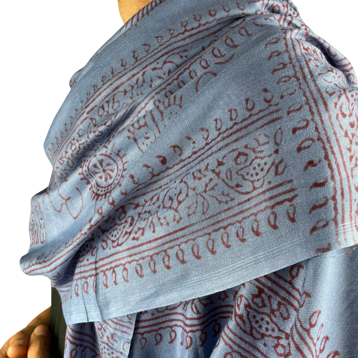 Ram Nami Tibetischer Glücksschal Blau