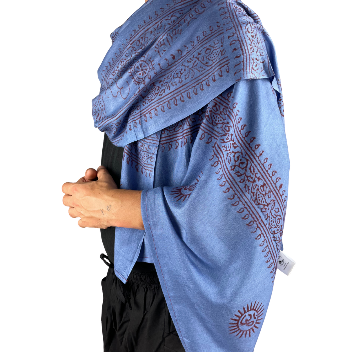 Ram Nami Tibetischer Glücksschal Blau