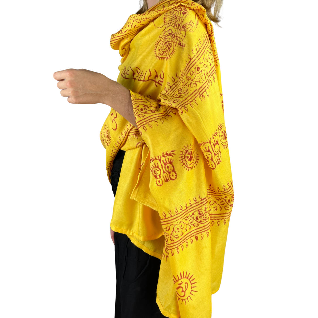 Ram Nami Tibetischer Glücksschal Gelb