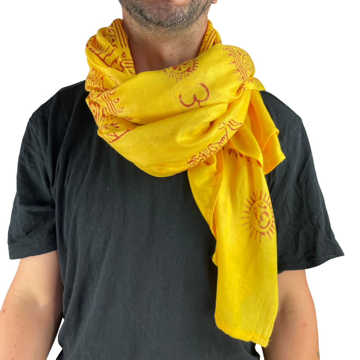 Ram Nami Tibetischer Glücksschal Gelb