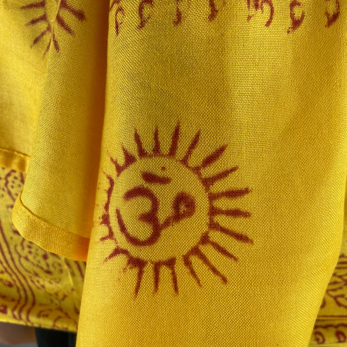 Ram Nami Tibetischer Glücksschal Gelb